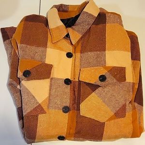 XL warm flannel coat
